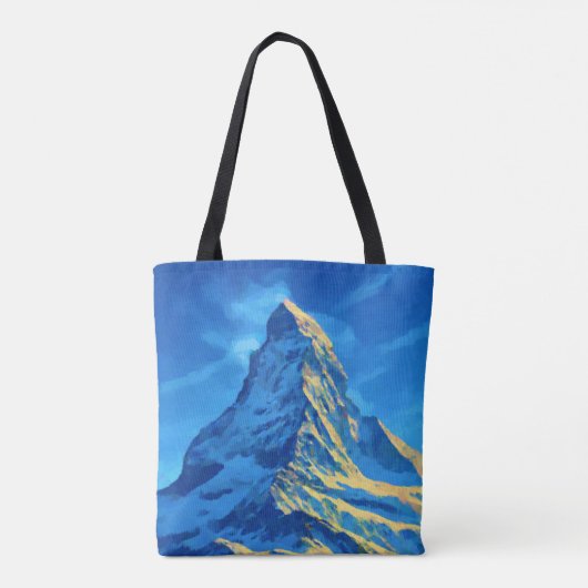 Matterhorn Alpen Tote Bag (Achterkant)