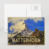 Matterhorn Alps Briefkaart (Voorkant / Achterkant)