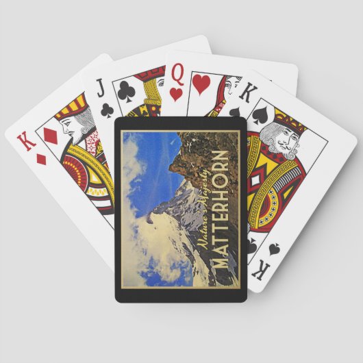 Matterhorn Alps  Speelkaarten (Achterkant)