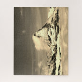 Matterhorn berg en wolken legpuzzel (Verticaal)
