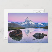 Matterhorn berg in Zermatt, Zwitserland Briefkaart (Voorkant / Achterkant)