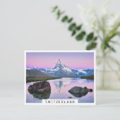 Matterhorn berg in Zermatt, Zwitserland Briefkaart (Staand voorkant)