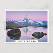 Matterhorn berg in Zermatt, Zwitserland Briefkaart (Voorkant)