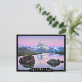 Matterhorn berg in Zermatt, Zwitserland Briefkaart (Staand voorkant)