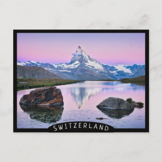 Matterhorn berg in Zermatt, Zwitserland Briefkaart