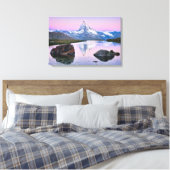 Matterhorn berg in Zermatt, Zwitserland Canvas Afdruk (Insitu (Slaapkamer))