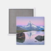 Matterhorn berg in Zermatt, Zwitserland Magneet (Voorkant / Achterkant)