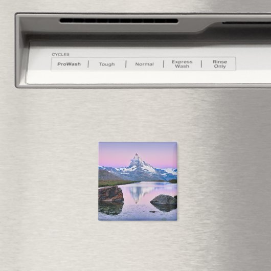 Matterhorn berg in Zermatt, Zwitserland Magneet (Insitu (Vaatwasser))