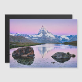 Matterhorn berg in Zermatt, Zwitserland Magnetische Uitnodiging
