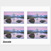 Matterhorn berg in Zermatt, Zwitserland Rechthoekige Sticker (Vel)