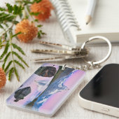 Matterhorn berg in Zermatt, Zwitserland Sleutelhanger (Voorkant Rechts)