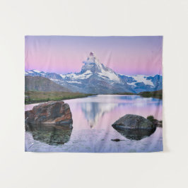 Matterhorn berg in Zermatt, Zwitserland Wandkleed