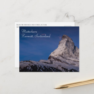 Matterhorn bij Sunrise Zwitserland Briefkaart