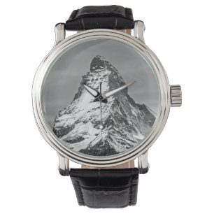 Matterhorn Black en White Horloge
