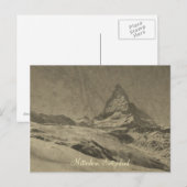 Matterhorn Briefkaart (Voorkant / Achterkant)