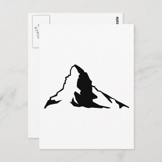 Matterhorn Briefkaart (Voorkant / Achterkant)