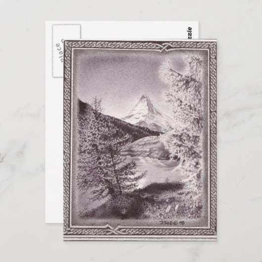 Matterhorn Briefkaart (Voorkant / Achterkant)