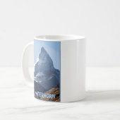 Matterhorn Cool Mountain Design, Zwitserland Koffiemok (Voorkant links)