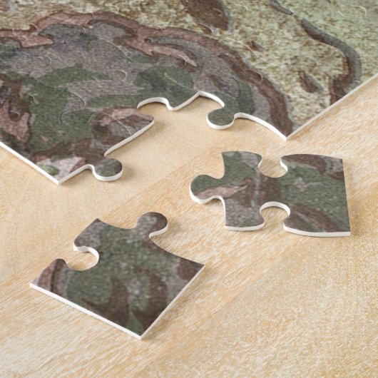 Matterhorn, Hiroshi Yoshida, Woodcut Legpuzzel (Zijkant)