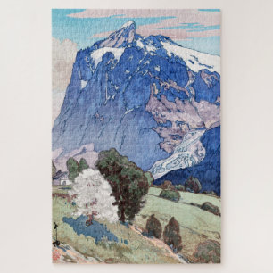 Matterhorn, Hiroshi Yoshida, Woodcut Legpuzzel