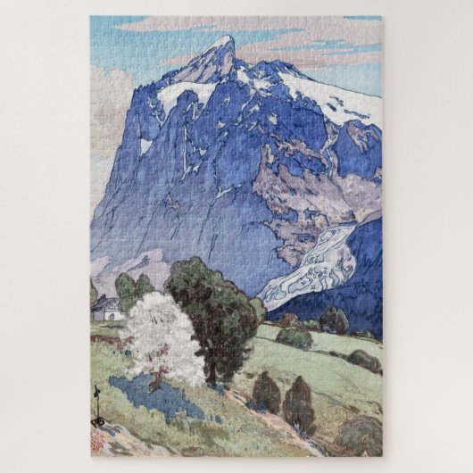 Matterhorn, Hiroshi Yoshida, Woodcut Legpuzzel (Verticaal)