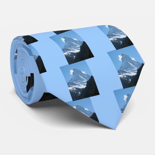 Matterhorn, hoogste Zwitserse berg Stropdas (Opgerold)