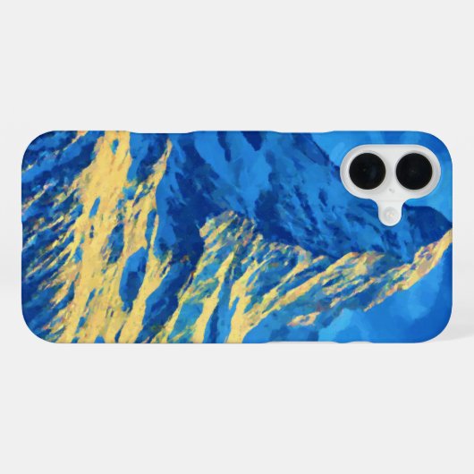 Matterhorn Iconic Alpine Peak iPhone Hoesje (Achterkant horizontaal)