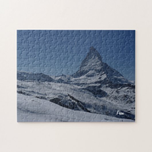 Matterhorn in de lente legpuzzel (Horizontaal)