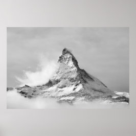 Matterhorn in de winter poster