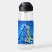 Matterhorn in de winter waterfles (Achterkant)