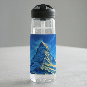 Matterhorn in de winter waterfles