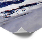 Matterhorn in een zee wolken in Zwitserland Poster (Hoek)