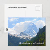 Matterhorn in Switzerland  Briefkaart (Voorkant / Achterkant)