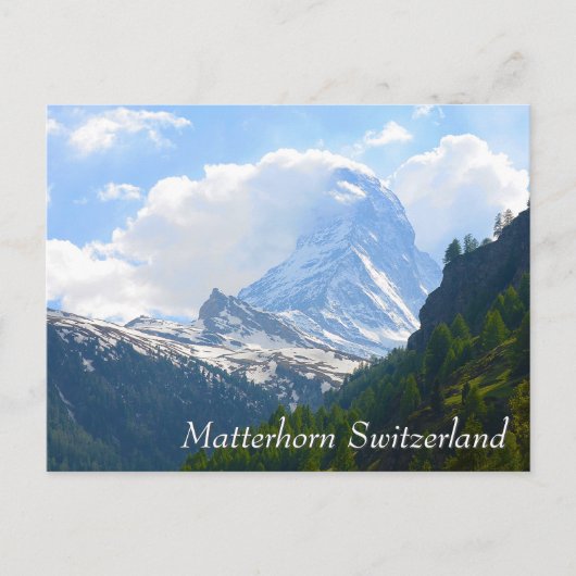 Matterhorn in Switzerland  Briefkaart (Voorkant)