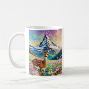 Matterhorn in Zwitserland en een Fawn Koffiemok