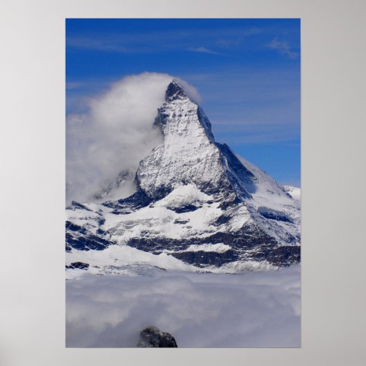 Matterhorn in Zwitserland Poster (Voorkant)