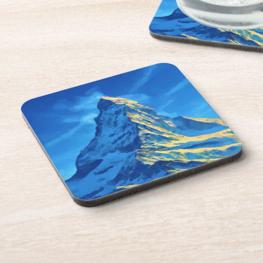 Matterhorn Mountain Bier Onderzetter (Linkerzijde)