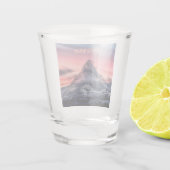 Matterhorn Mountain Europe Alps Zwitserland Italië Shot Glas (Achterkant)