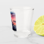 Matterhorn Mountain Europe Alps Zwitserland Italië Shot Glas (Rechts)