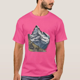 Matterhorn Mountain in de Zwitserse Alpen T-shirt