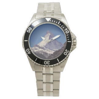 Matterhorn Mountain RVS Mannen horloge