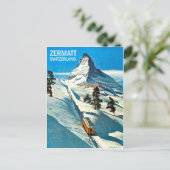 Matterhorn Mountain, Zwitserland, Zermatt, Briefkaart (Staand voorkant)