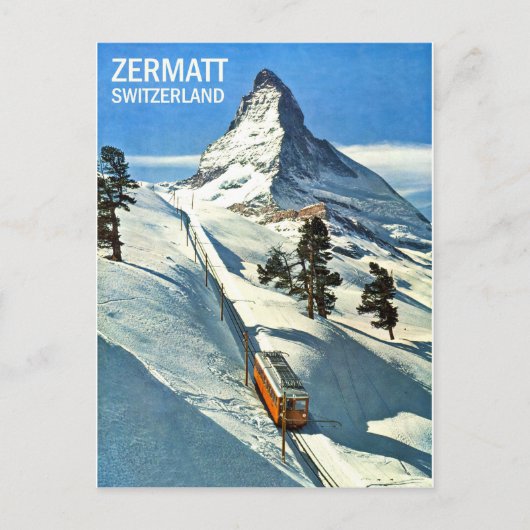 Matterhorn Mountain, Zwitserland, Zermatt, Briefkaart (Voorkant)