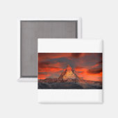 Matterhorn Peak in Dawn Magneet (Voorkant / Achterkant)