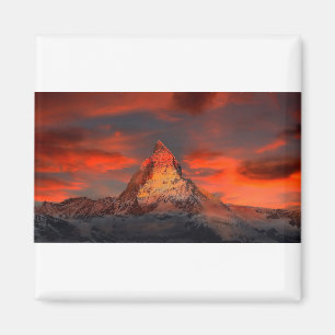 Matterhorn Peak in Dawn Magneet