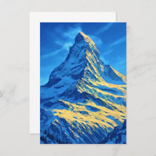 Matterhorn Peak Kaart (Voorkant / Achterkant)