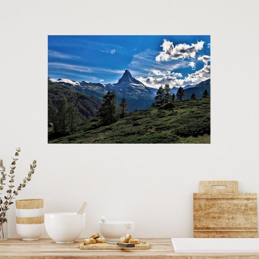Matterhorn Poster (Keuken)