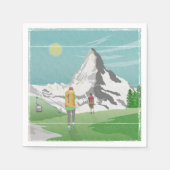 Matterhorn reisposter Zwitserland Servet (Voorkant)