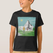 Matterhorn reisposter Zwitserland T-shirt (Voorkant)