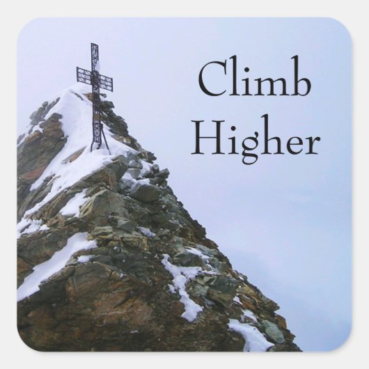 Matterhorn Summit Cross Stickers (Voorkant)